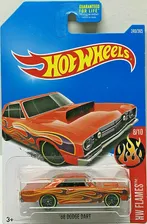 Hot Wheels 2017 HW Flames Series '68 DODGE DART Orange 249