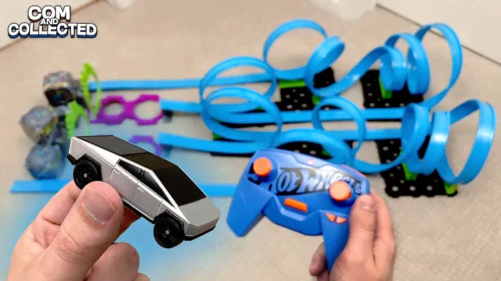 Hot Wheels Tesla Cybertruck RC takes on the Cyber Raceway!