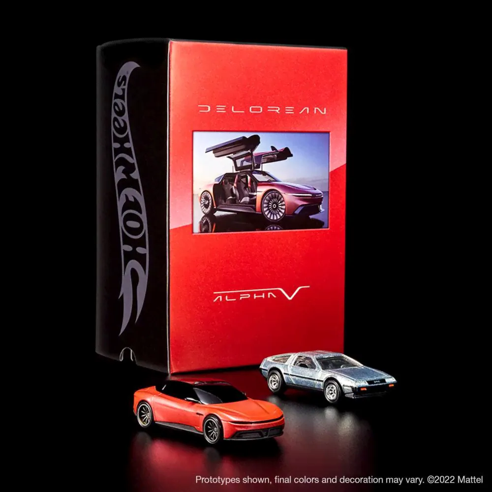 Hot Wheels x DeLorean DMC-12 & Alpha5 Collector