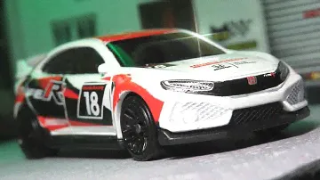 Hot Wheels 2018 Honda Civic Type R (White) (2020)
