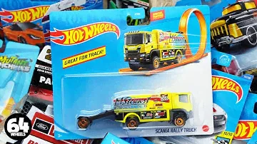 Huge Store Haul w/2020 Hot Wheels Scania Rally Truck unboxing! New mainlines, Mutant Machines & more