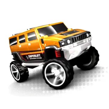 Коллекционная модель автомобиля Hummer H2 - HW Performance 2012, оранжевая, Hot Wheels, Mattel [V5454]-3