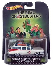 Игрушки модели Ecto-1 Ghostbusters Cartoon Car 1:64 Hot Wheels CFR31 Retro Entertainment