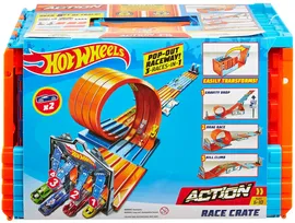 Hot Wheels Трек Hot Wheels Action Race Crate Эпичная гонка (для 2-х игроков) GKT87