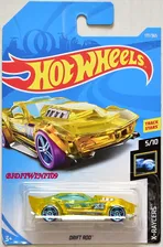 HOT WHEELS 2018 X-RAYCERS DRIFT ROD 5/10 GOLD