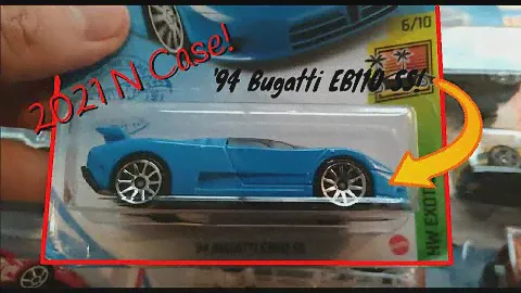 Unboxing NEW 2021 N CASE HOT WHEELS! '94 Bugatti EB110 SS, Toyota Land Cruiser 80, and more!