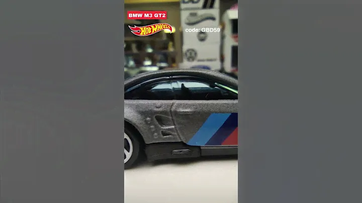 BMW M3 GT2 Hot Wheels GBD59 1/64 Diecast Model Car Tracking Shot Design by Fraser Campbell