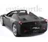 Hot Wheels Elite Ferrari 458 Italia Spider 1:18 Diecast X5485 Matte Black
