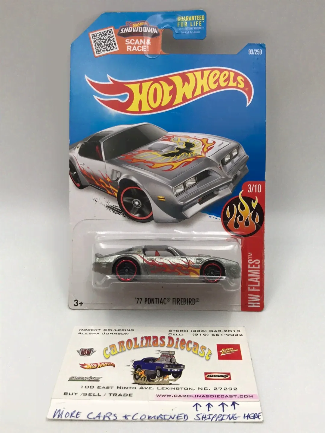 2016 hot wheels #93 Zamac 77 Pontiac Firebird AA5-0