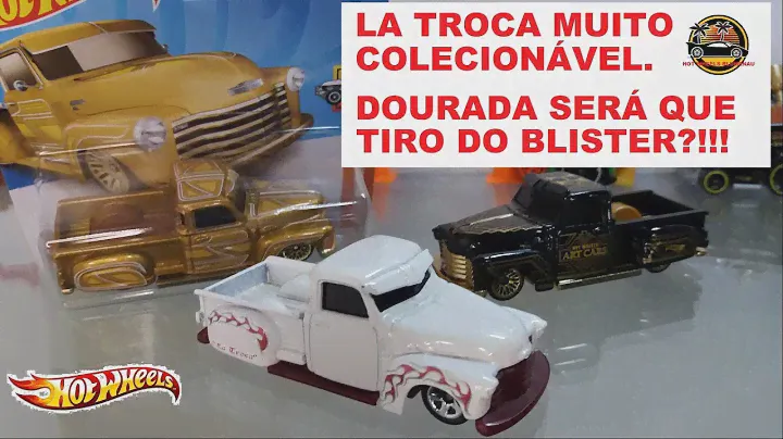 LA TROCA - UMA DAS MAIS COLECIONAVEIS DA HOT WHEELS - DOURADA, TIRO DO BLISTER?!