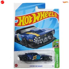 Hot Wheels Regular - Custom 68 Camaro - 2/5 &amp; 228/250 - Blue