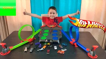 ХОТ ВИЛС ОПАСНЫЙ РИКОШЕТ - ОБЗОР ТРЕКА| Hot Wheels track Rebound Raceway