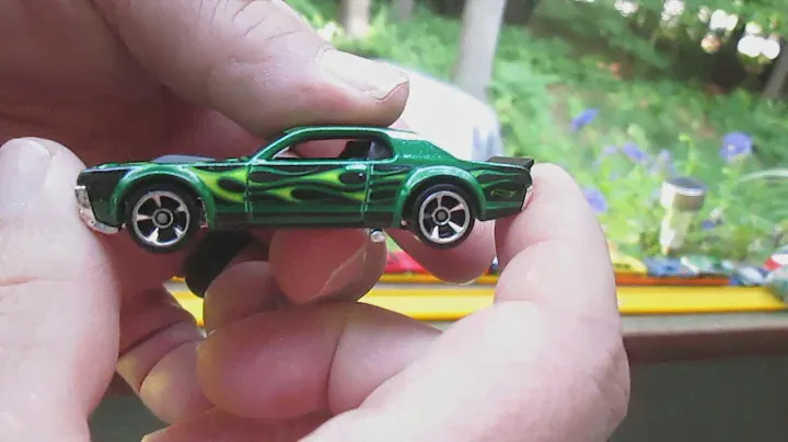 Green '68 Mercury Cougar 2021 Hot Wheels Toy Car Unboxing and Review - 1968 HW Flames Series 2/5