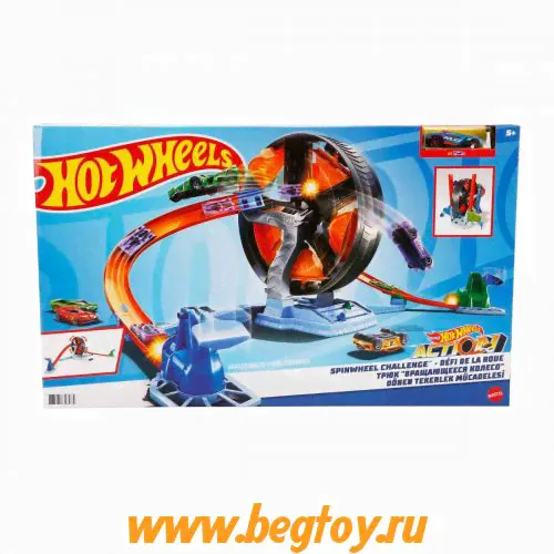 HOT WHEELS Гоночная трасса Вращающееся колесо GJM77-0