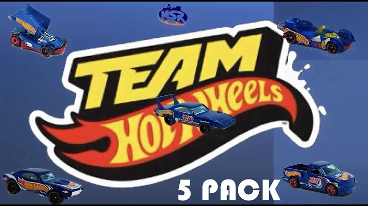 Hot wheels race team 5 pack