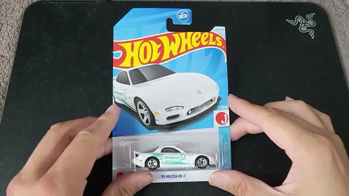 Hot Wheels '95 Mazda RX-7 FD (white) Unboxing. #HotWheels #Mazda #ProjectU.