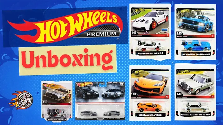 Unboxing Hot Wheels 2024 Premium 1:43 Factory Sealed Case | Mercedes, Porche, Corvette, Ford