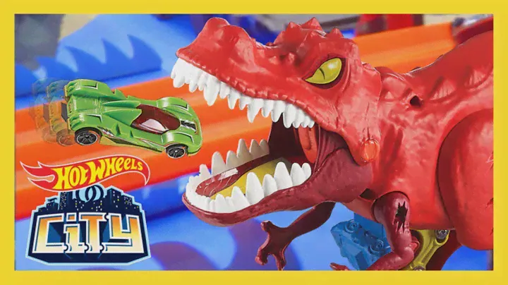СПАСАТЕЛЬНАЯ МИССИЯ ТИ-РЕКСА! | Hot Wheels City | @HotWheelsRussia 3+