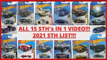 Hot Wheels 2021 Super Treasure Hunt List!!! All 15 Super Treasure Hunts in 1 video! Hot Wheels News!