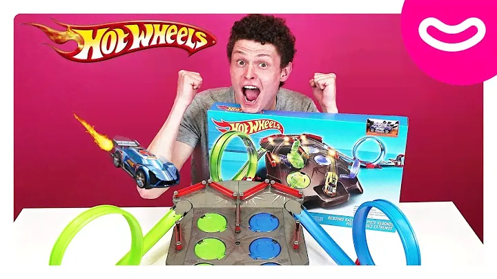 Гонки Hot Wheels. Обзор трека Опасный рикошет. Игрушки для мальчиков