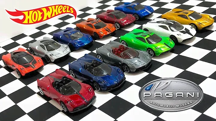 Hot Wheels Pagani Huayra Supercar Complete Collection