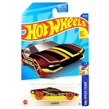 Машинка Hot Wheels La Fasta C4982/HCW46 C4982/HCV61, желтый; красный, металл; пластик