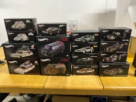 Hot Wheels Elite 1/43 Lot of 15 Ecto Delorean Kitt A-Team Batman FF Herbie