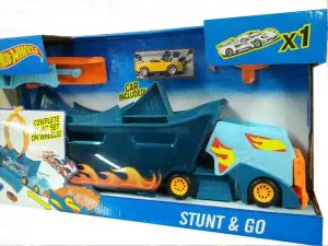 HOT WHEELS Автовоз+Трек «Stunt&Go»-1
