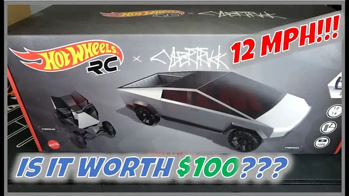 Hot Wheels RAPID REVIEW -  CyberTruck RC 1/10  - Is it worth the $100? Bonus Mini RC!!