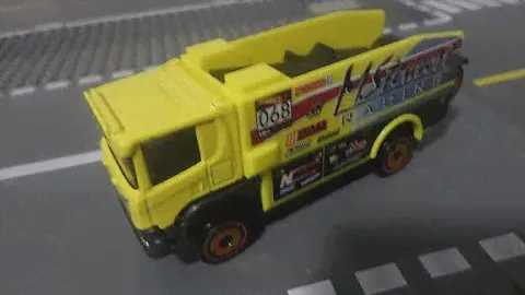 Scania Rally Truck Review Diecast Hot Wheels Track Trucks