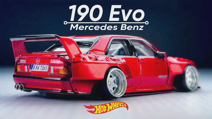Mercedes Benz 190E Simple Clean superwide bodykit Hot Wheels Custom