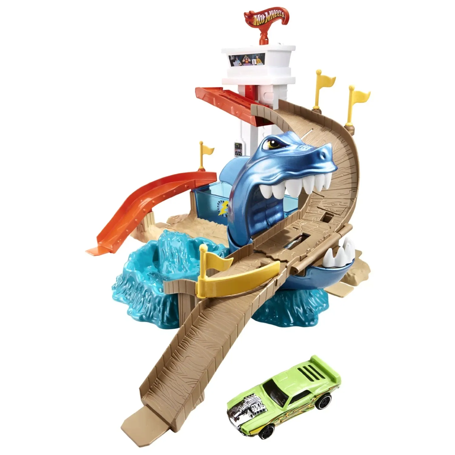 Игровой набор Атака акулы Hot Wheels Color Shifters 1-2