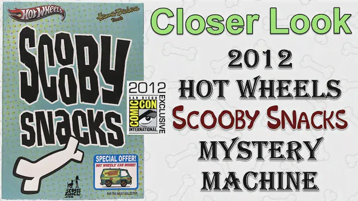 Scooby-Doo Hot Wheels Scooby Snacks Mystery Machine | Closer Look | Scooby Addicts