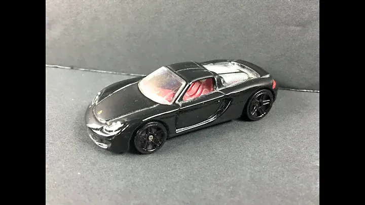 Hot Wheels Porsche Carrera GT Blacked Out Review 1:64