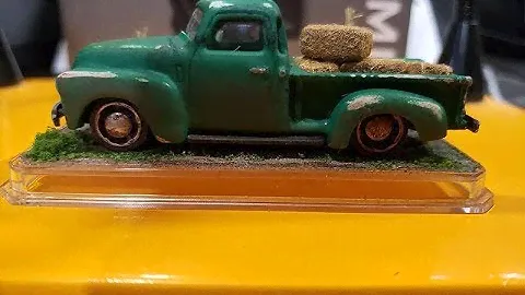Custom Hot Wheels 52 Chevy Pickup