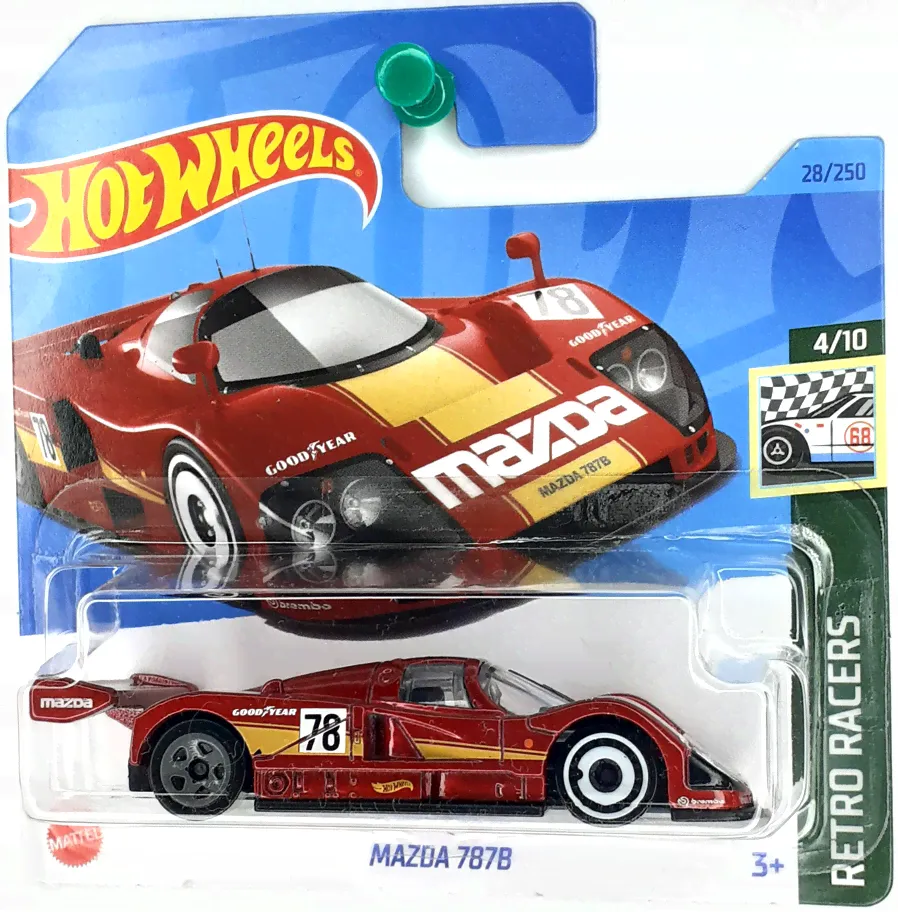 Машинка Hot Wheels (Хот Вилс) Mazda 787B HKJ79-N521