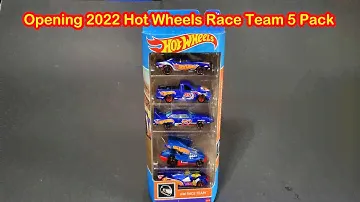 Opening 2022 Hot Wheels Race Team 5 Pack