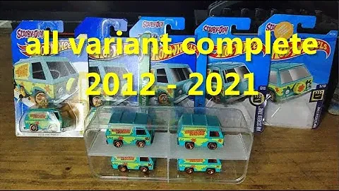 Hot Wheels Mystery Machine Scooby Doo All Regular Variant 2012 - 2021