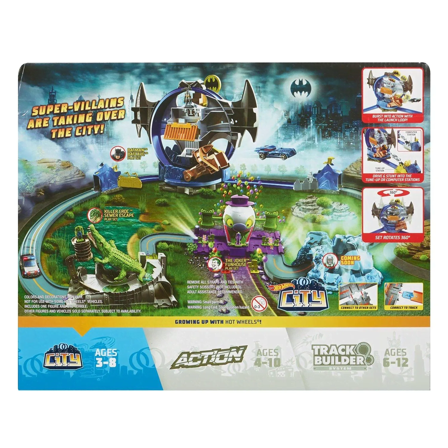 Игровой набор Hot Wheels Сити Бэтмен Пещера летучих мышей - GBW55-1
