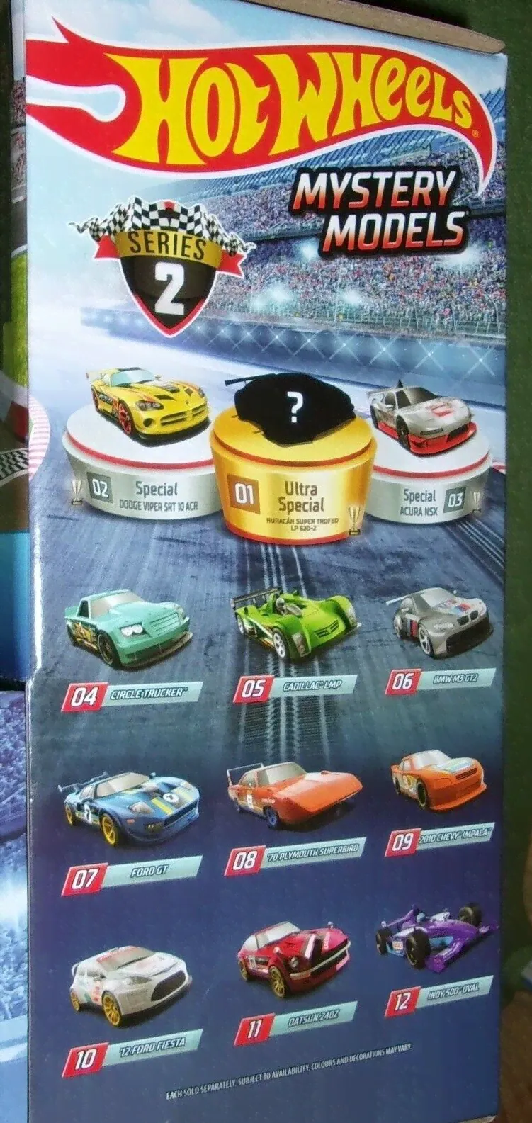 2019 Hot Wheels Mystery Models Series 2 Huracan Acura Dodge Datsun BMW Ford