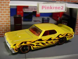 2018 HW FLAMES Design '69 MERCURY COUGAR ELIMINATOR yellow LOOSE Hot Wheels