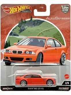 Машинка Hot Wheels Premium BMW M3 (E46) Hot Wheels-0