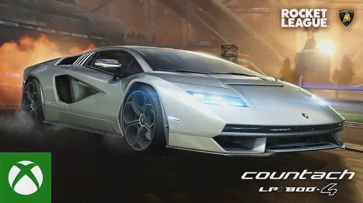 Rocket League Lamborghini Countach LPI 800-4 Trailer