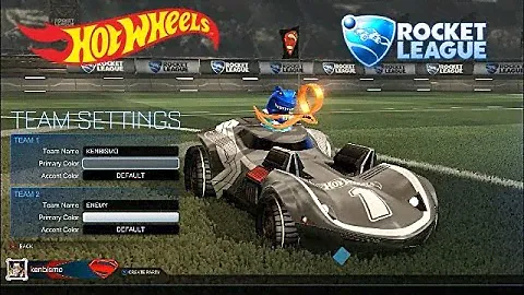 Rocket League Twin Mill III Hot Wheels play soccer at Wasteland PC Game
