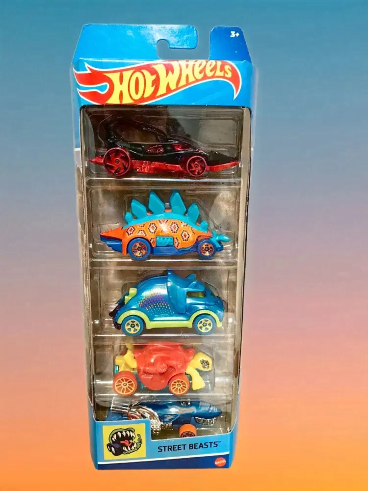 Hot Wheels Street Beasts - набор из 5 машинок, 1806-HLY77-0
