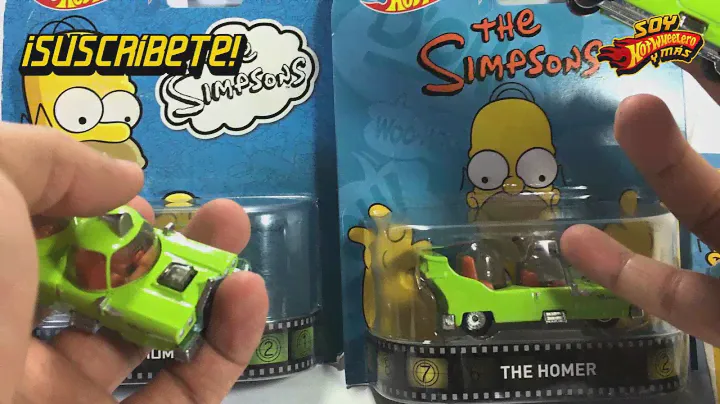 Unboxing de un Hot Wheels The Homer Retro en Soy Hotwheelero y Mas