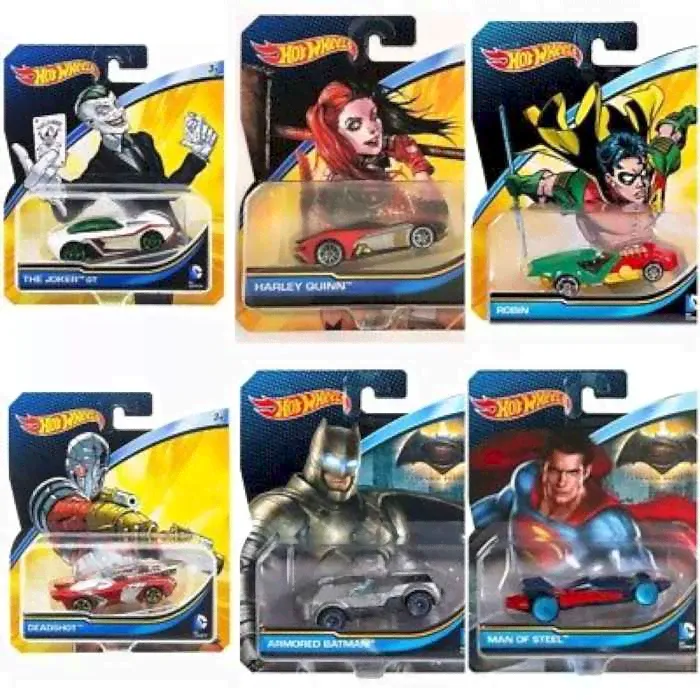 Hot Wheels. Машинки персонажей DC