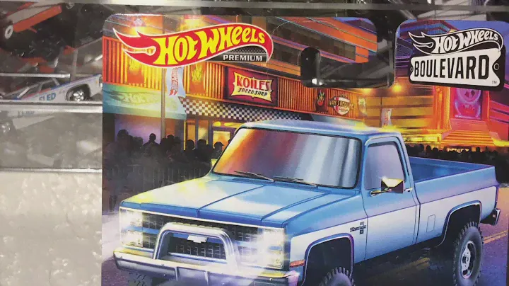 HOTWHEELS 1983 CHEVY SILVERADO 4x4 BOULEVARD SERIES
