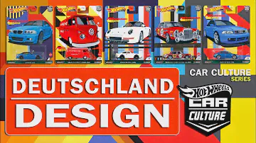 @Hot Wheels Deutschland Design Car Culture Series Complete 5 Cars.