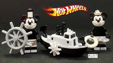 Hot Wheels 2021 L Case Disney SteamBoat